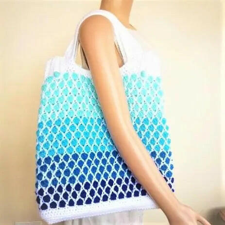 Crochet Marble Stack Tote Part 3: Add Handles for a Stylish Finish!