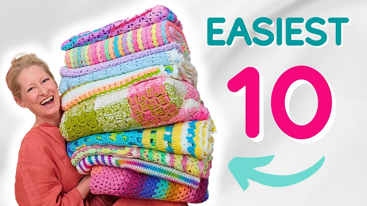 Top 10 Absolutely Gorgeous Crochet Blanket Patterns To Create!