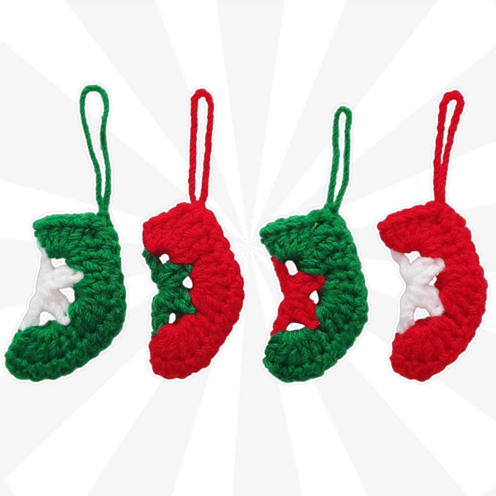 Mini Stocking Christmas Ornaments