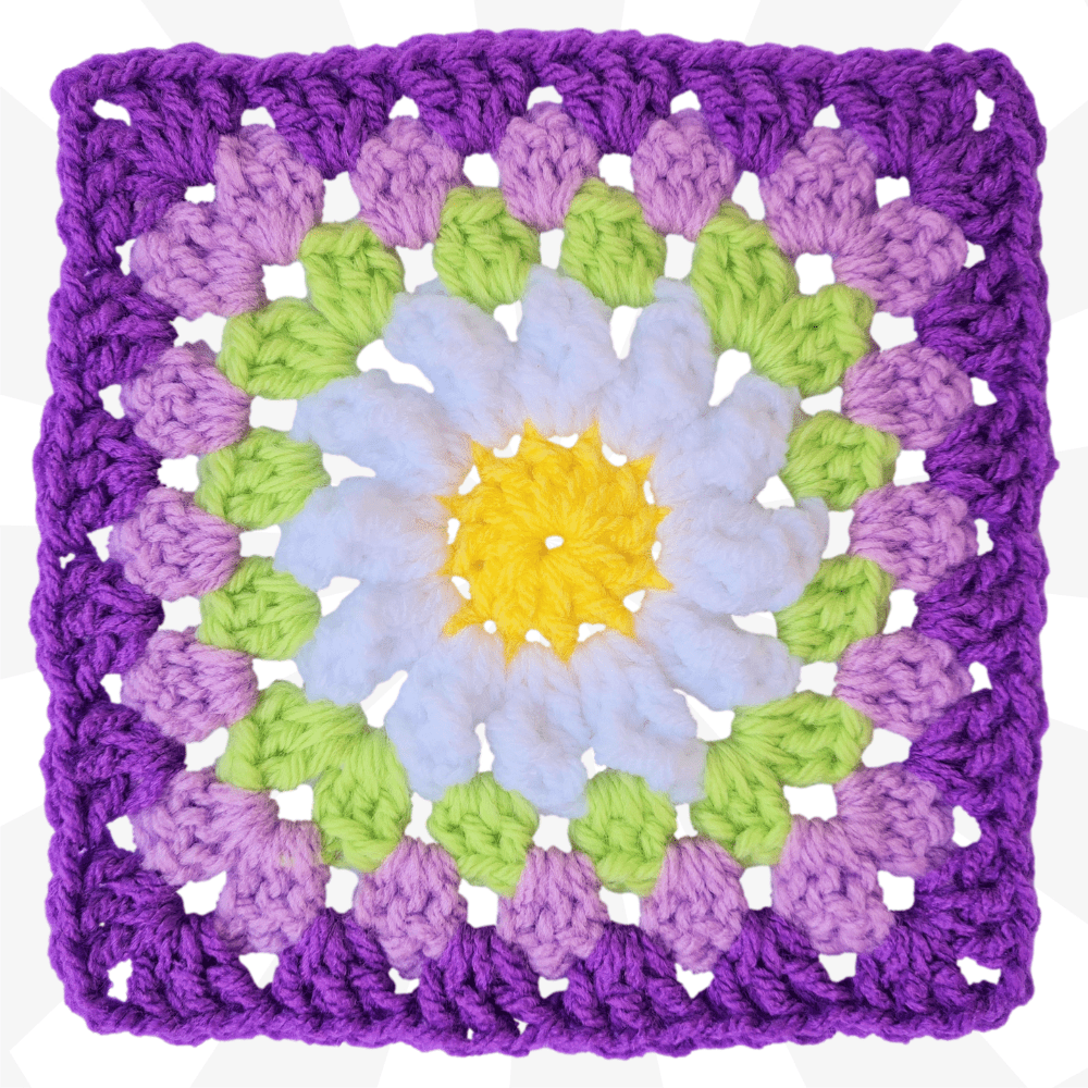 New Daisy Granny Square 🌼Easy Flower Granny Square for Beginners