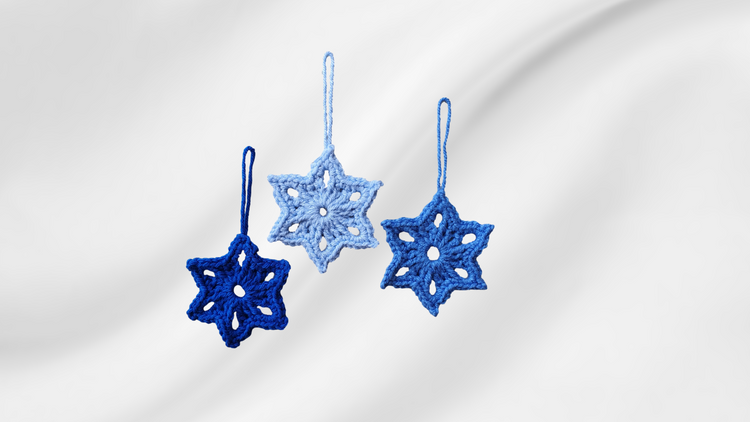 Crochet Star Ornament