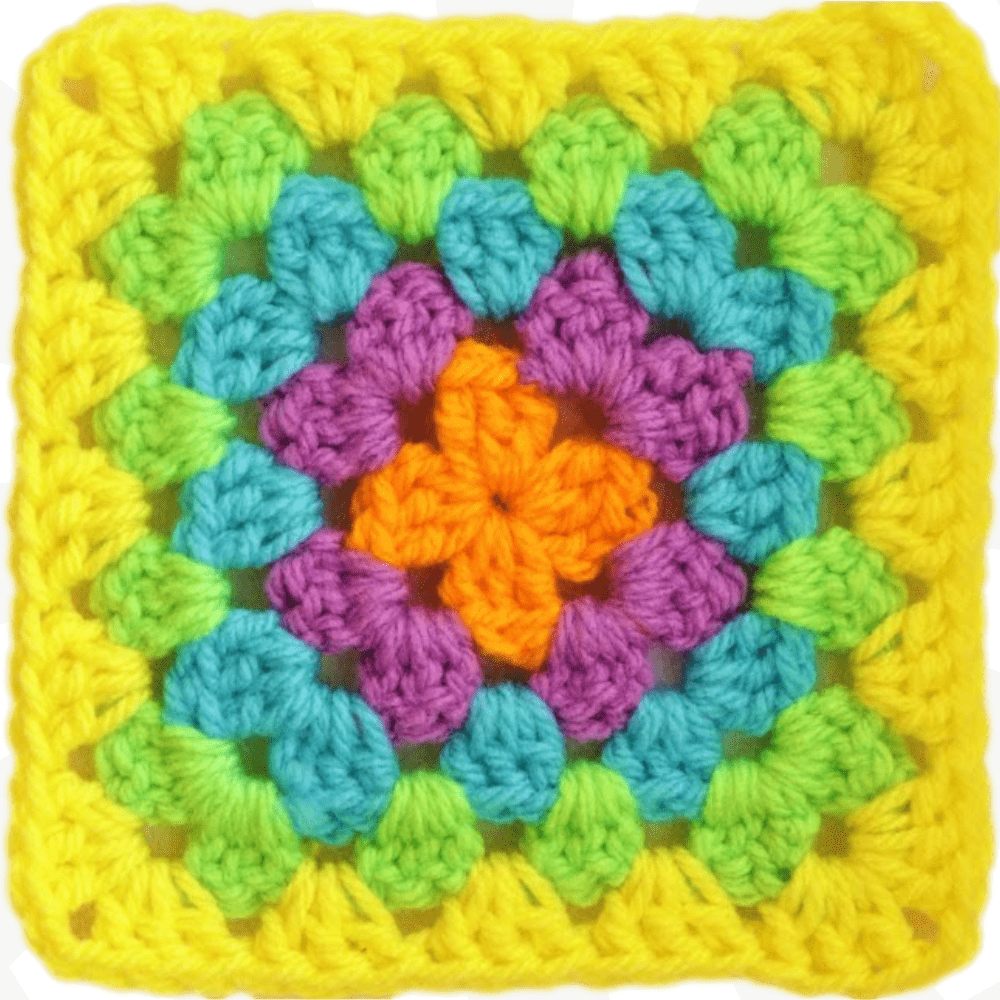 Super Easy Granny Square for Beginners - Changing Colors! - The Secret Yarnery