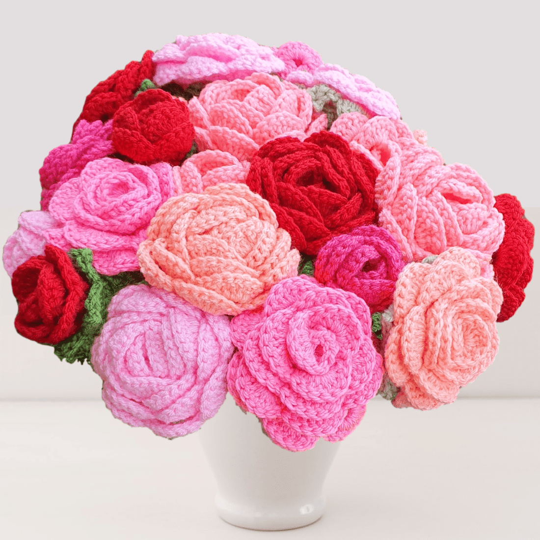 The Ultimate Crochet Rose Flower Bouquet - Secret Yarnery