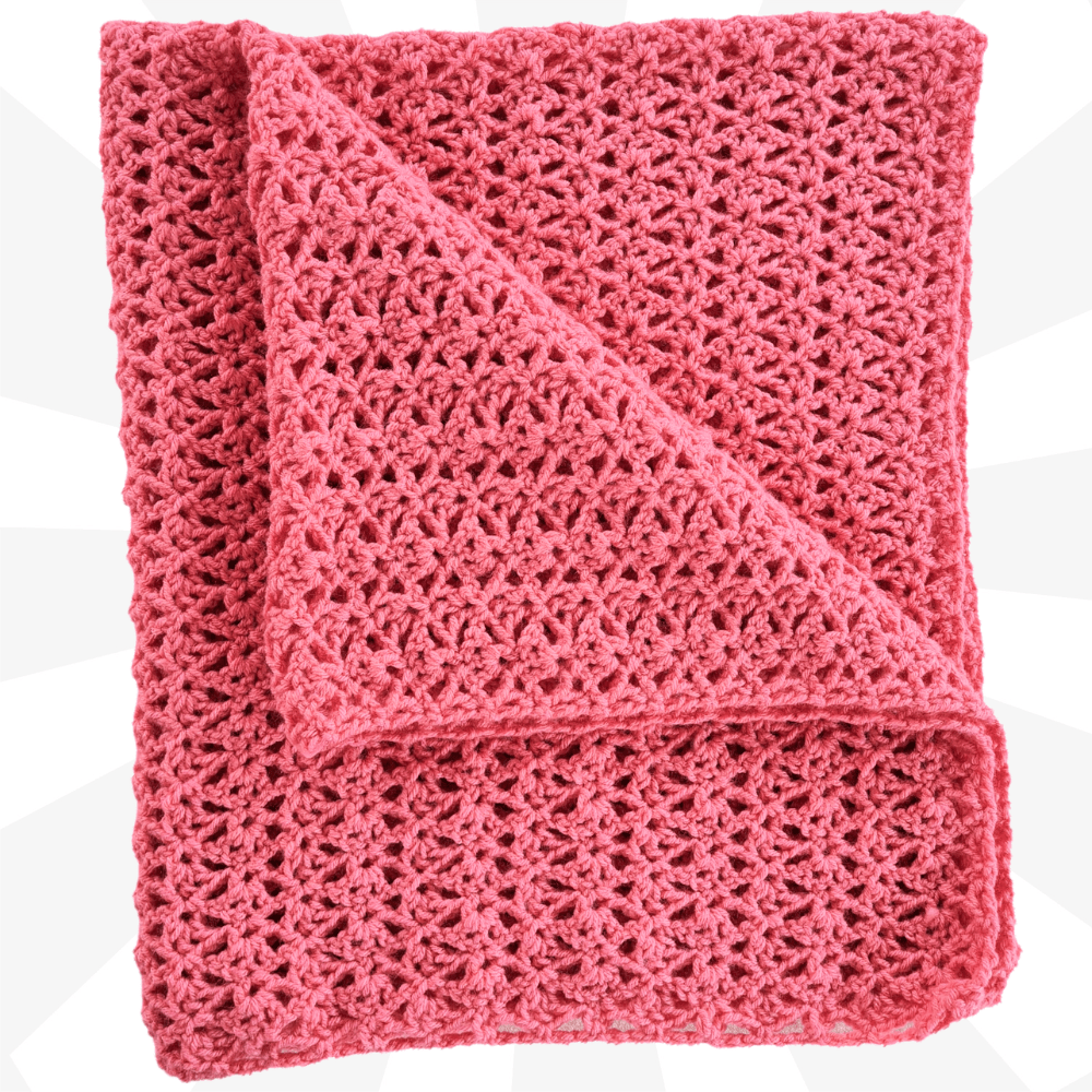 This is the Easiest crochet blanket for beginners - Sundae Granny - The Secret Yarnery