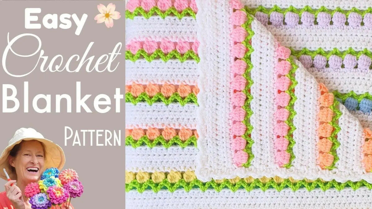 Crochet a Stunning Tulip Stitch Blanket – Easy Step-by-Step Guide!