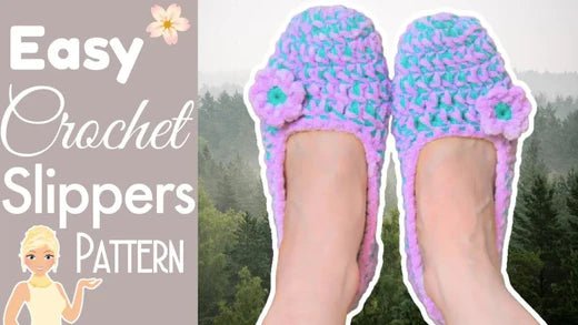 Two-Hour Crochet Slippers: Easy DIY Tutorial for Beginners - Secret Yarnery