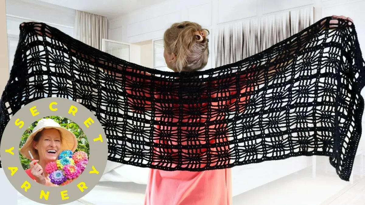 How to Crochet a Stunning Web'oween Shawl: Step-by-Step Guide!