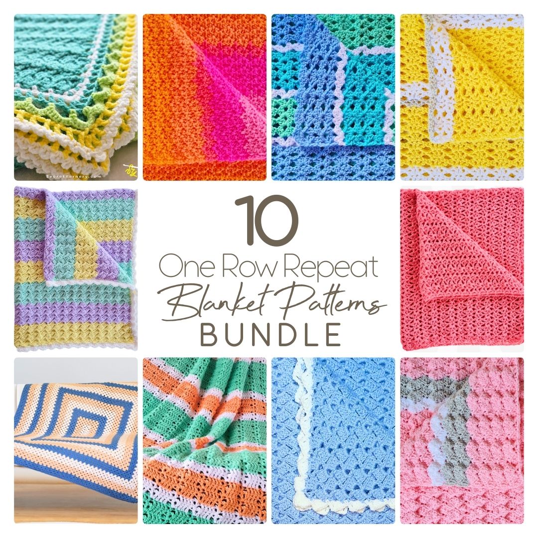 Top 10 Mindless Crochet Blanket Patterns You Can Make Today! Secret Yarnery