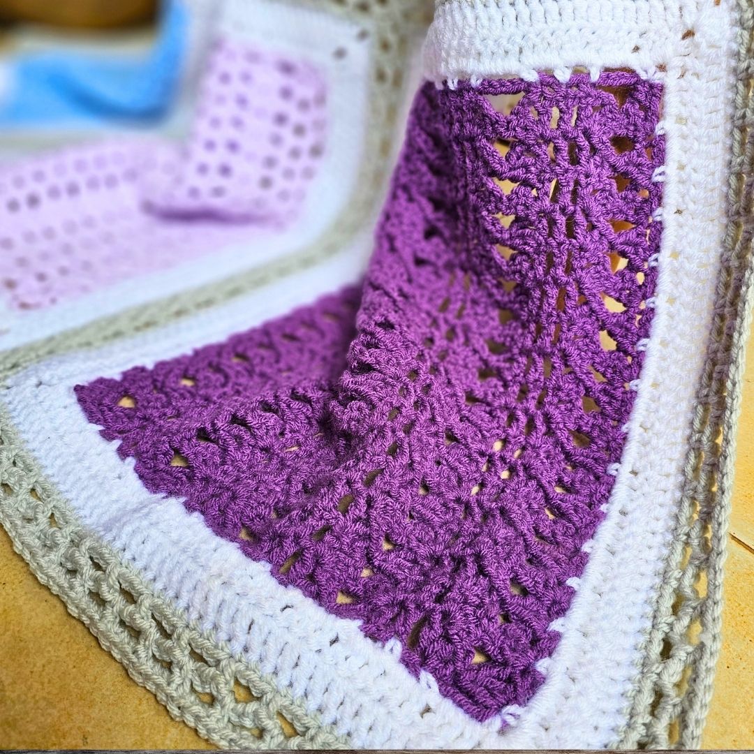 Granny Takes a Hike Square – Part 12 - Secret Stitches Blanket Pattern Secret Yarnery