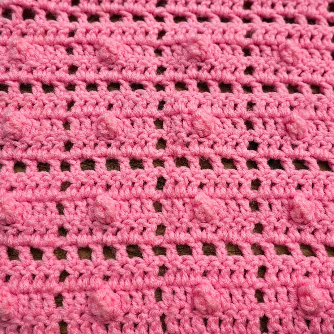 Berry Biscuit Square – Easy Crochet Stitch for Secret Stitches CAL Part 1 Secret Yarnery
