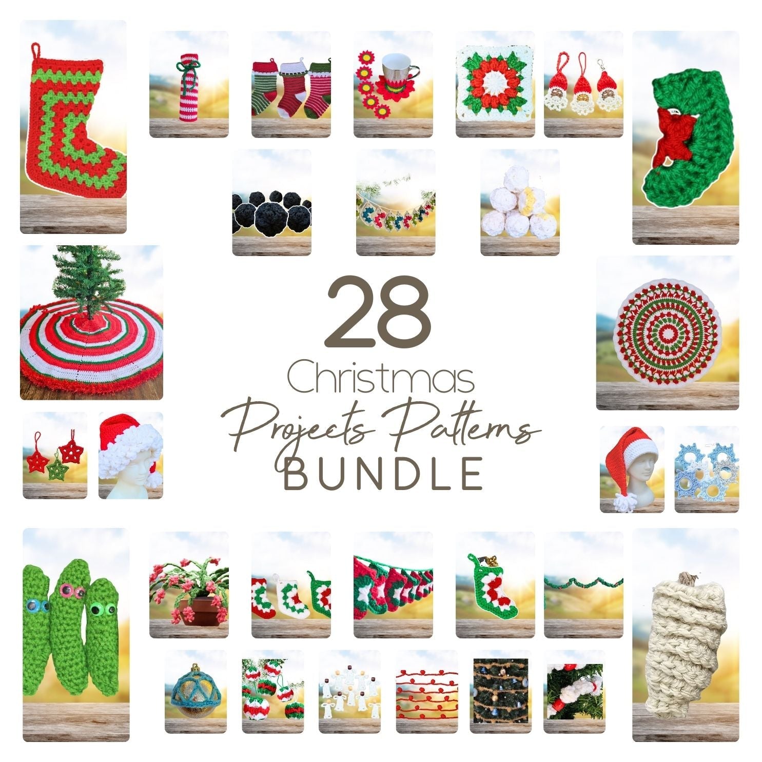 Top 28 Easy Crochet Projects You Can Make Today for Christmas!