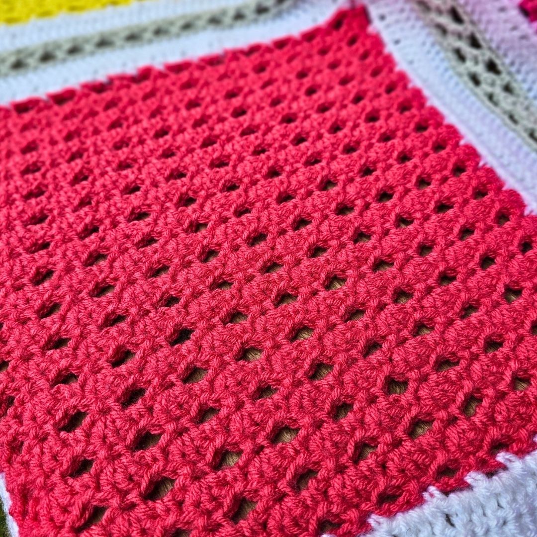 Candy Cradle Square – Part 3 - Secret Stitches Blanket Pattern