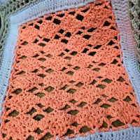 Diamond Trellis Square – Part 4 - Secret Stitches Blanket Pattern Secret Yarnery