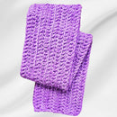 Simple crochet scarf pattern using double crochet stitches