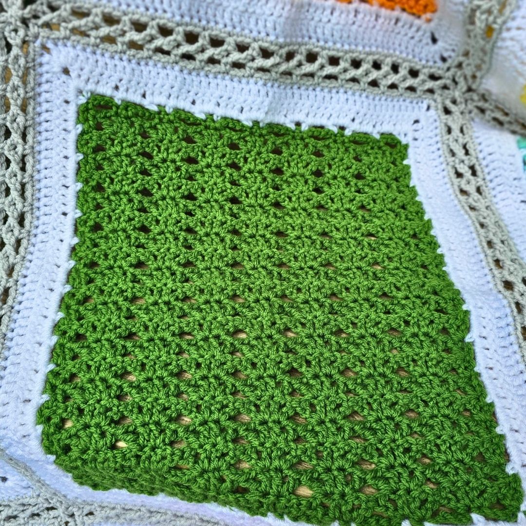 Palm Springs Granny Square – Part 8 - Secret Stitches Blanket Pattern