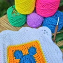 Andy Warhol Inspired Mickey Mouse Crochet Blanket Pattern Secret Yarnery