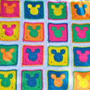 Andy Warhol Inspired Mickey Mouse Crochet Blanket Pattern Secret Yarnery