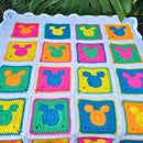 Andy Warhol Inspired Mickey Mouse Crochet Blanket Pattern Secret Yarnery