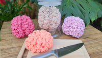 Easy DIY Halloween Crochet Brain Written Pattern Secret Yarnery