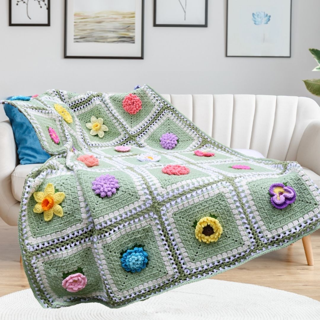 BloomScape CAL Crochet Join – Easy Crochet Joining Technique