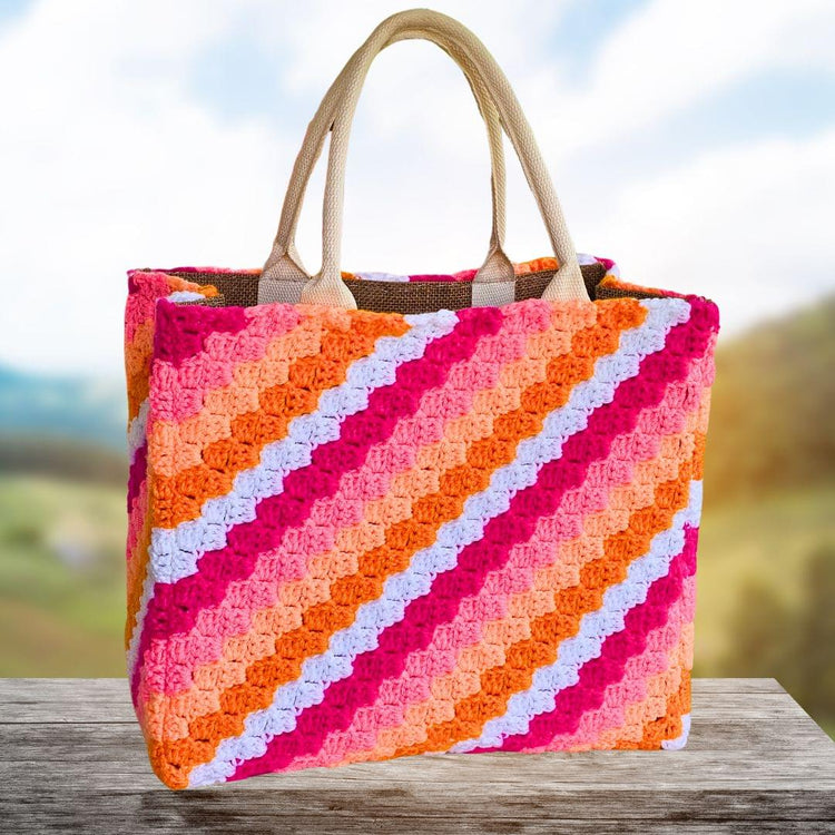 Amazing C2C Crochet Tote Bag Cover - Easy & Strong! Secret Yarnery