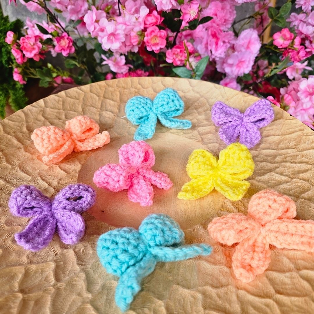 Easy and Fast Crochet Bow Pattern – Made with Half Double Crochet