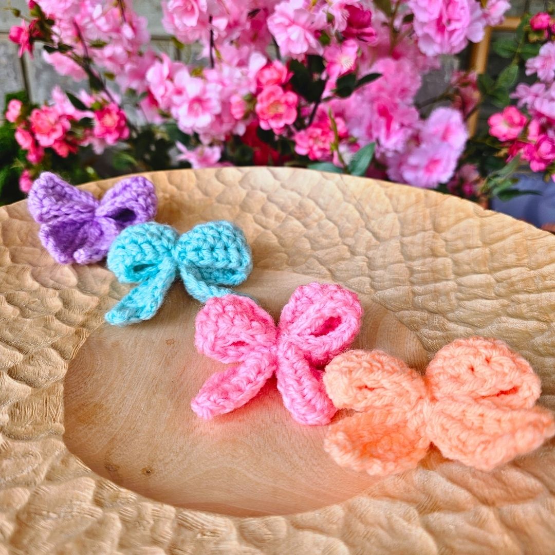 Easy and Fast Crochet Bow Pattern – Made with Half Double Crochet Secret Yarnery