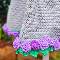 Easy Crochet Flower Bouquet Poncho - The Blooming Spiral Poncho Secret Yarnery
