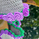 Easy Crochet Flower Bouquet Poncho - The Blooming Spiral Poncho Secret Yarnery