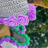 Easy Crochet Flower Bouquet Poncho - The Blooming Spiral Poncho Secret Yarnery