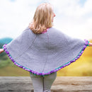 Easy Crochet Flower Bouquet Poncho - The Blooming Spiral Poncho Secret Yarnery