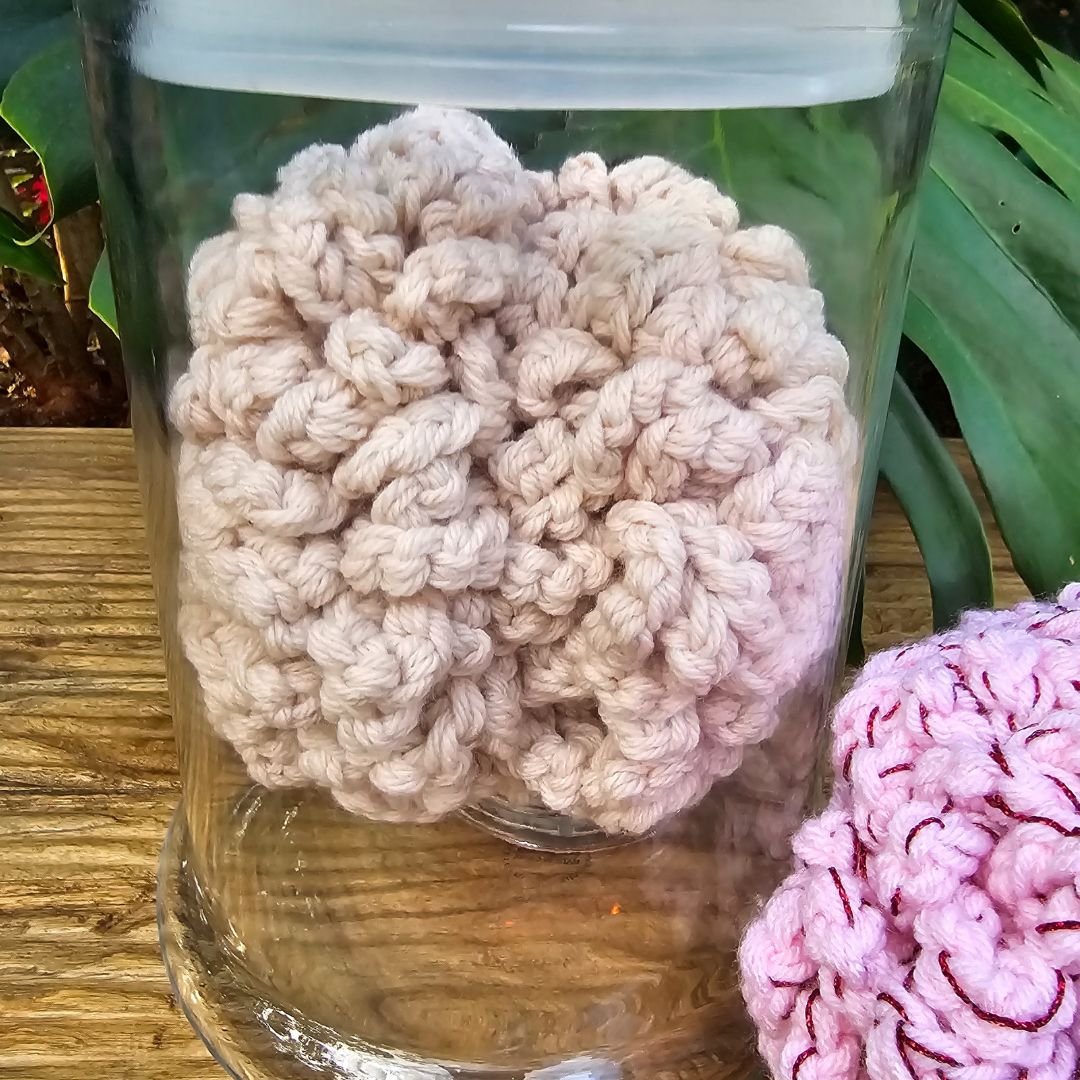 Easy DIY Halloween Crochet Brain Written Pattern Secret Yarnery
