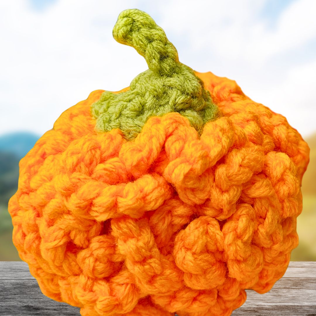 Easy DIY No Stuff Crochet Pumpkin Pattern for Beginners
