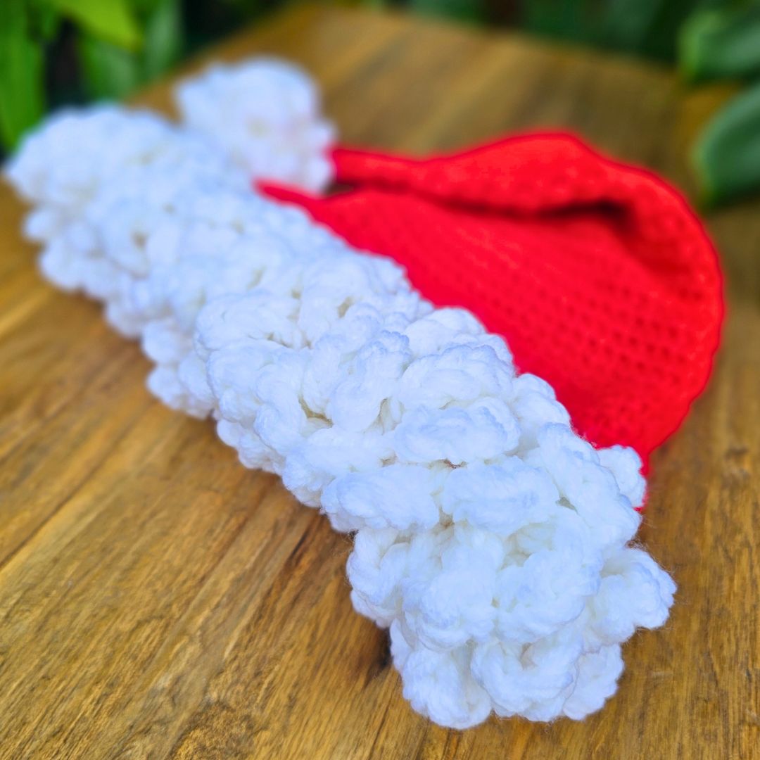 Easy Deluxe Crochet Santa Hat Pattern Secret Yarnery