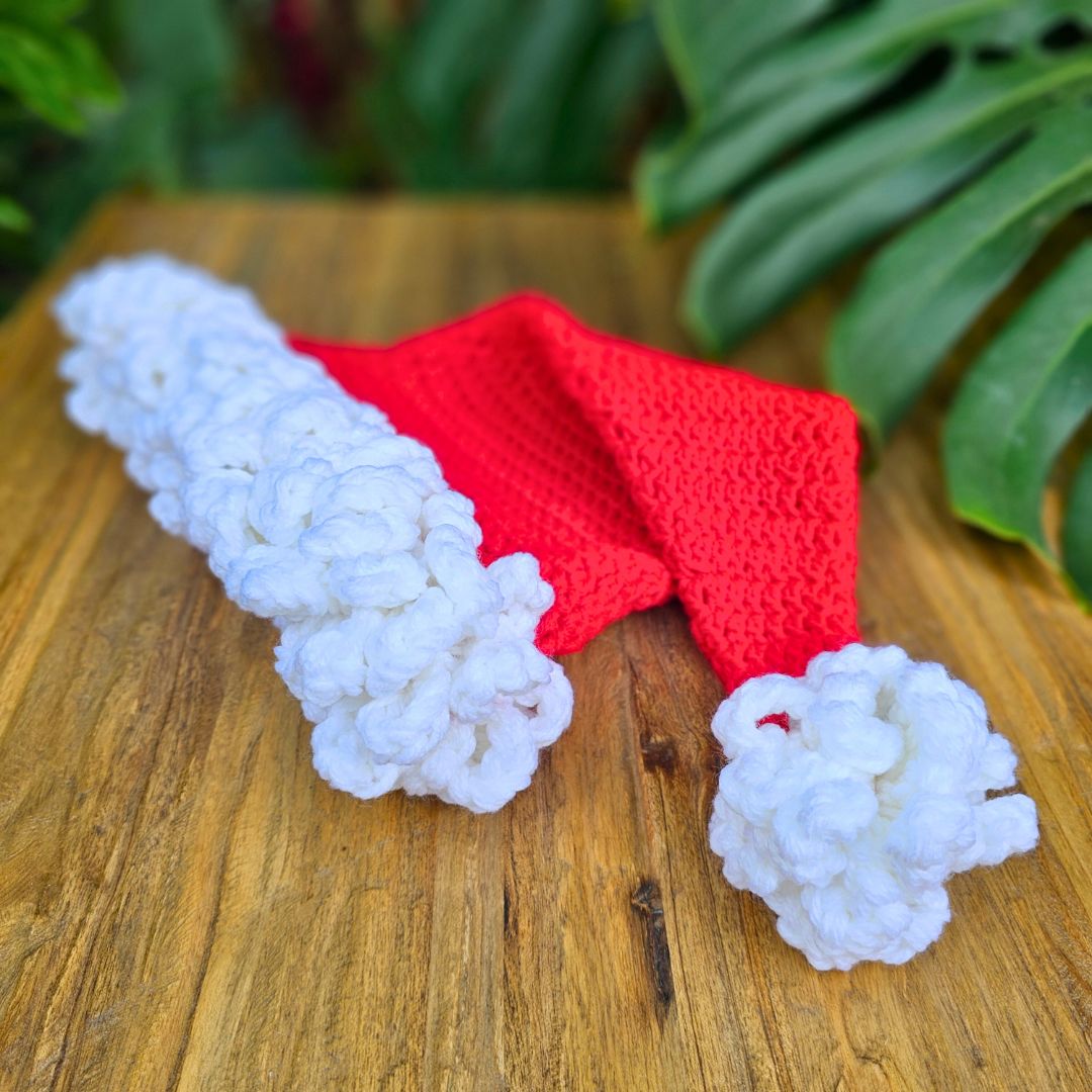 Easy Deluxe Crochet Santa Hat Pattern Secret Yarnery
