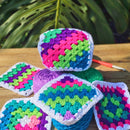 Colorful Diagonal Granny Square Pattern to Mix & Match Secret Yarnery