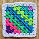 Colorful Diagonal Granny Square Pattern to Mix & Match Secret Yarnery