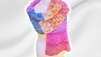 Easy Diamond Cupcake Scarf Crochet Pattern: Sweet, Stylish, and Beginner-Friendly