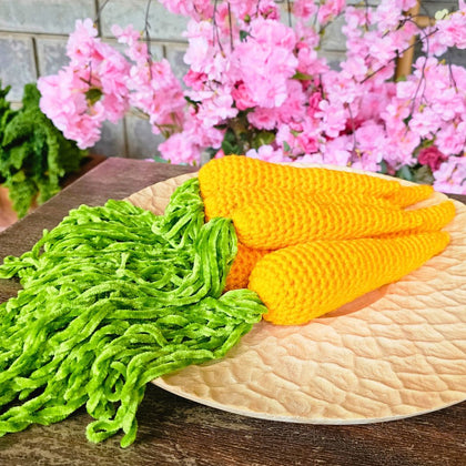 Easiest Spring Crochet Carrot Pattern for Beginners Secret Yarnery