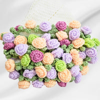Easy Crochet Rose Blanket Secret Yarnery