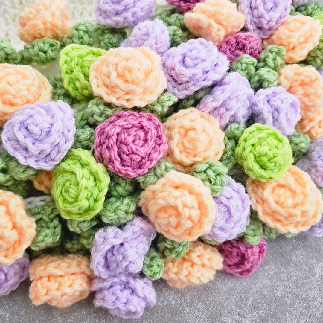 Easy Crochet Rose Blanket Secret Yarnery