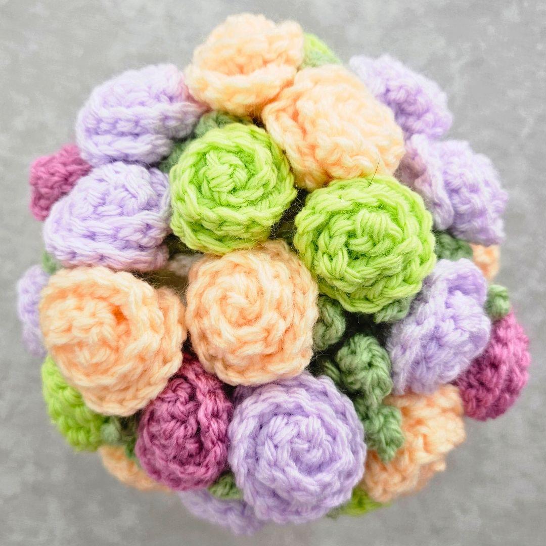 Easy Crochet Rose Blanket Secret Yarnery