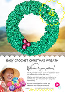 Easiest Crochet Christmas Wreath Secret Yarnery