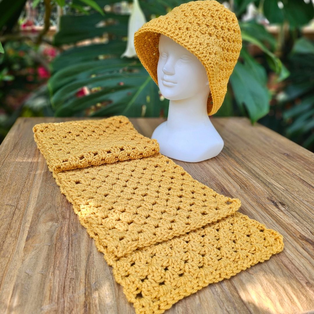 Easiest Granny Stitch Crochet Scarf for Beginners Secret Yarnery