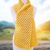 Easiest Granny Stitch Crochet Scarf for Beginners Secret Yarnery