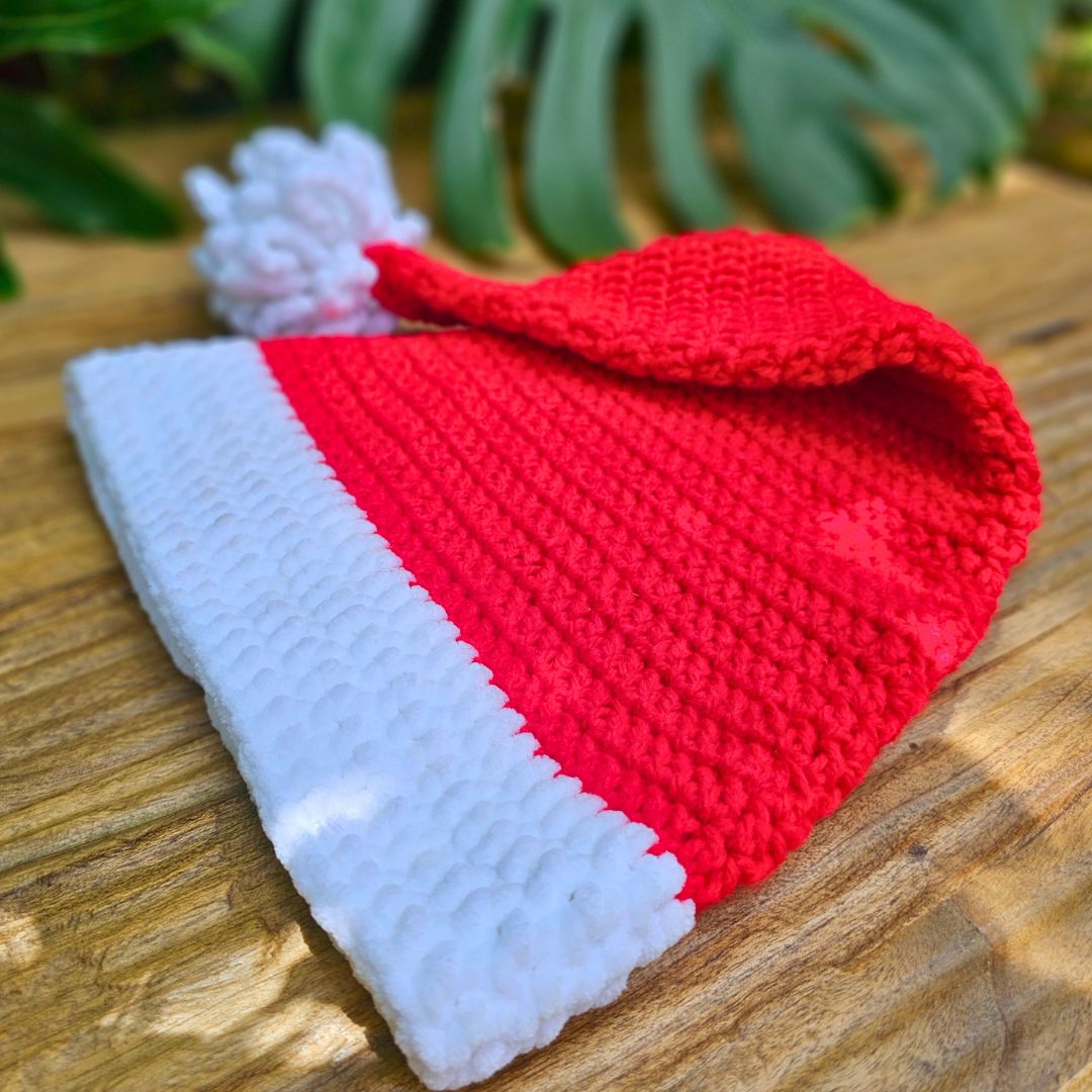 Easy DIY Crochet Santa Hat Pattern - All Sizes! Secret Yarnery