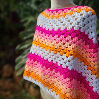 Fun Granny Stitch Poncho Pattern – Easy Crochet for Beginners Secret Yarnery