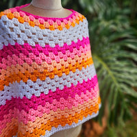 Fun Granny Stitch Poncho Pattern – Easy Crochet for Beginners Secret Yarnery