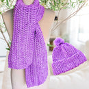Super Easy Beginner Hat & Scarf Pattern | Fast & Cozy & Fun! Secret Yarnery