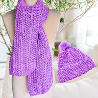 Super Easy Beginner Hat & Scarf Pattern | Fast & Cozy & Fun! Secret Yarnery